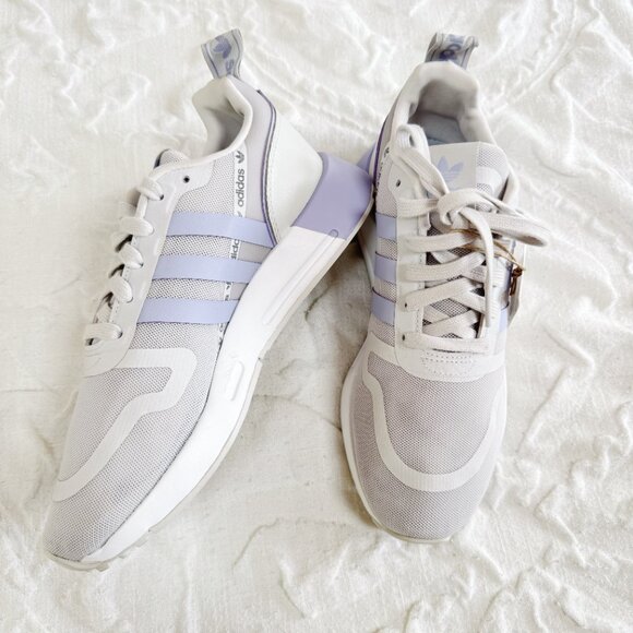 Adidas Multix Women's Shoes Grey One-Dust Purple-Cloud Size 7.5 New - Picture 5 of 9